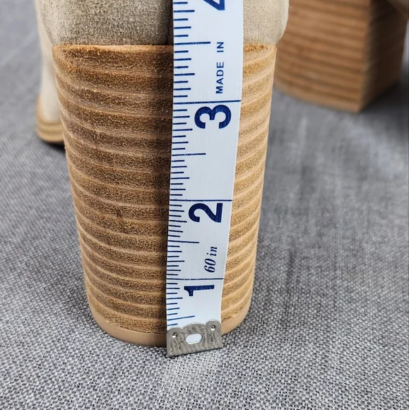 Steve Madden Chaya Block Heeled Western Leather Bootie. - Picture 12 of 13